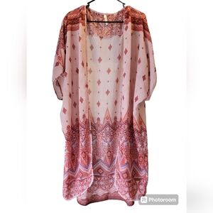 Truth nyc Sheer Kimono Cover Up Size 1x